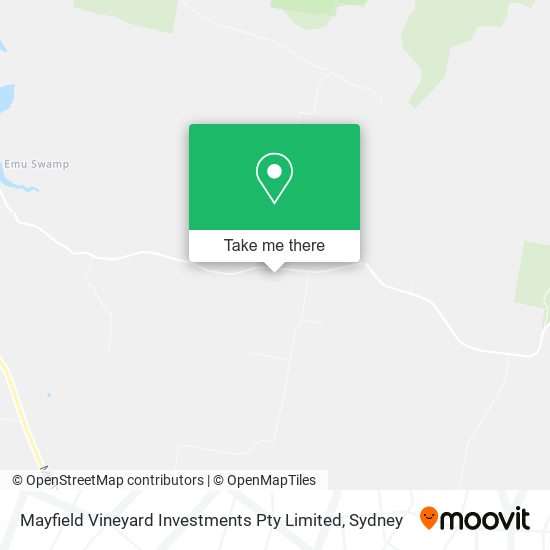 Mayfield Vineyard Investments Pty Limited map