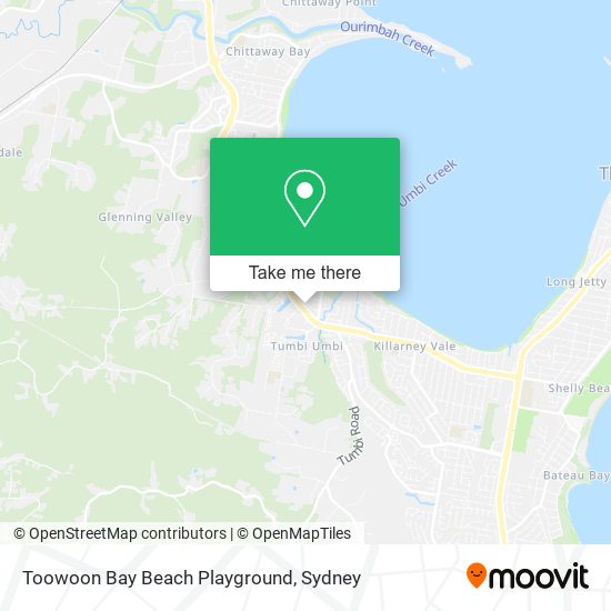 Toowoon Bay Beach Playground map