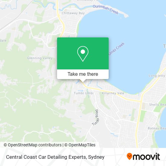 Mapa Central Coast Car Detailing Experts