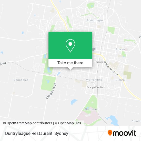Duntryleague Restaurant map
