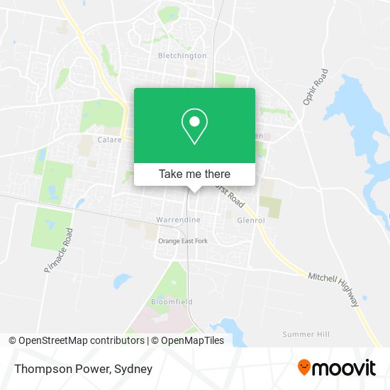 Mapa Thompson Power
