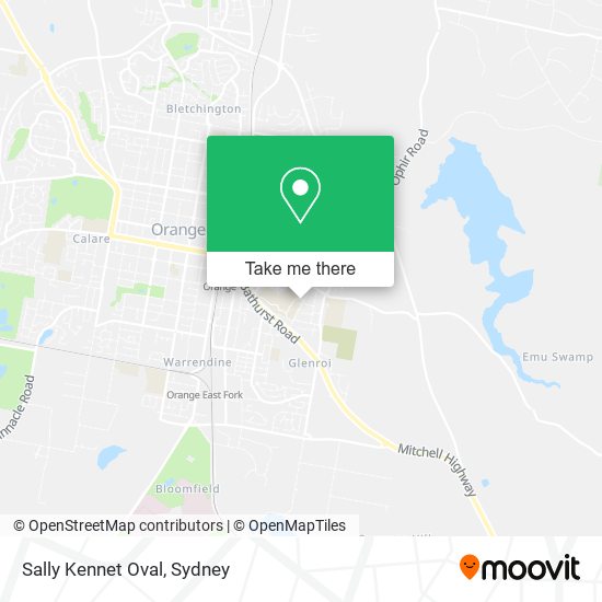 Sally Kennet Oval map