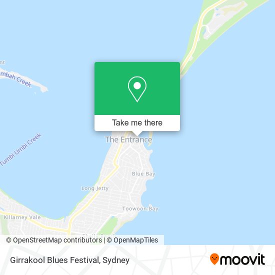 Girrakool Blues Festival map
