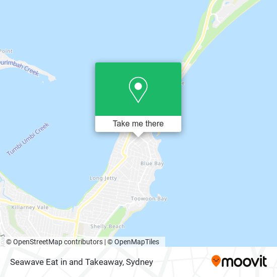 Seawave Eat in and Takeaway map