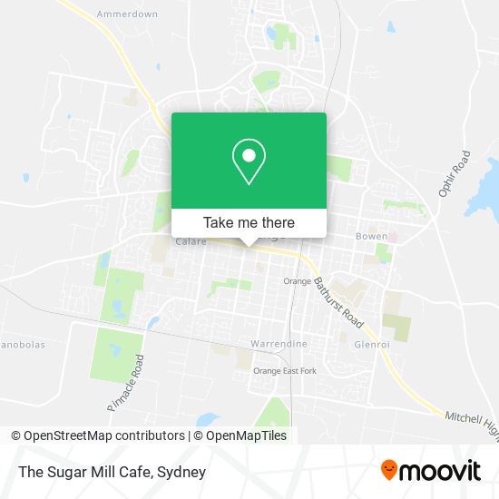 The Sugar Mill Cafe map