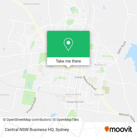 Central NSW Business HQ map