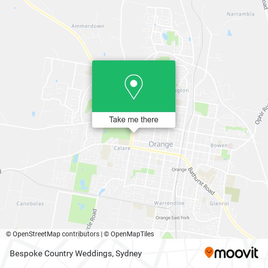 Bespoke Country Weddings map