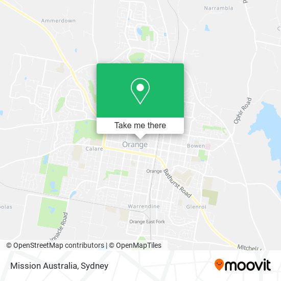 Mission Australia map