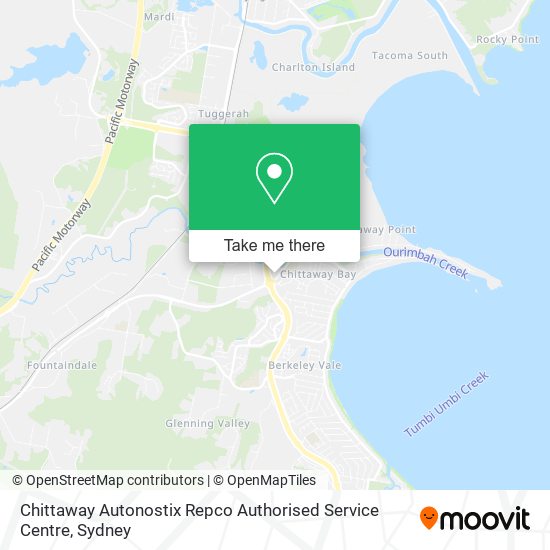 Chittaway Autonostix Repco Authorised Service Centre map