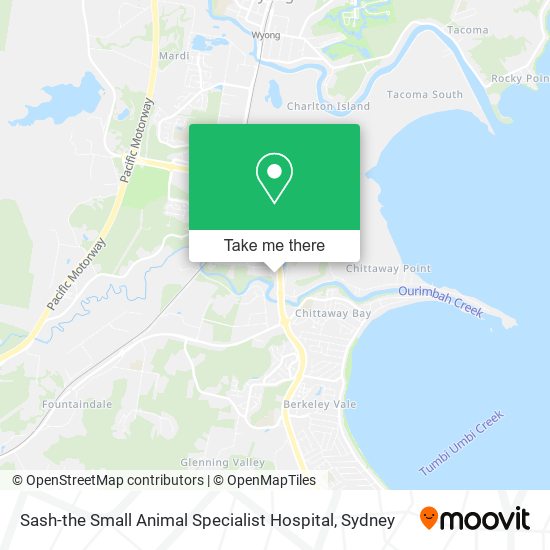 Sash-the Small Animal Specialist Hospital map