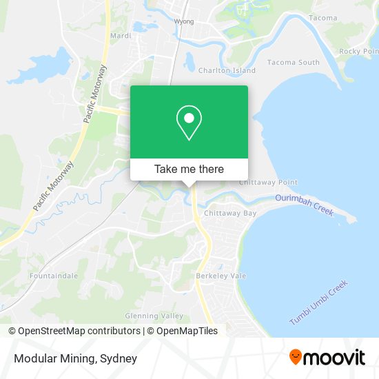 Modular Mining map