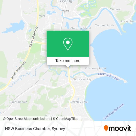 NSW Business Chamber map