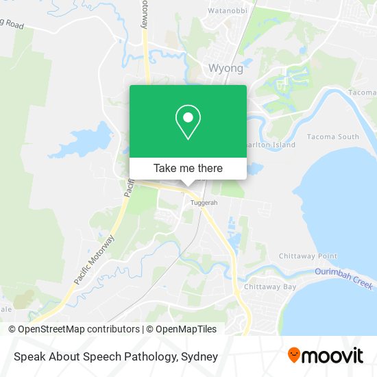 Speak About Speech Pathology map