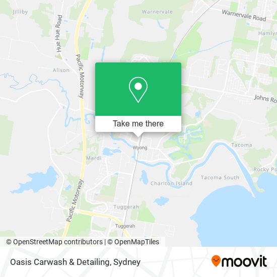 Oasis Carwash & Detailing map