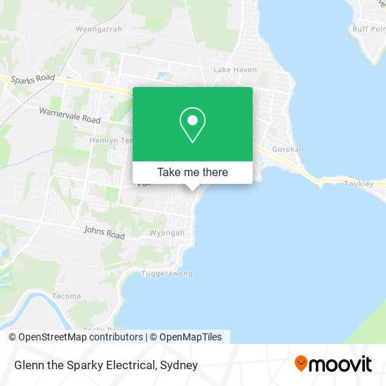 Glenn the Sparky Electrical map
