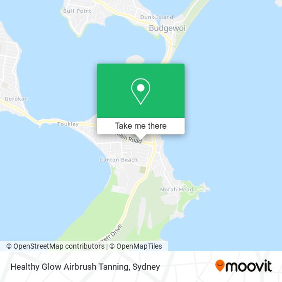 Healthy Glow Airbrush Tanning map