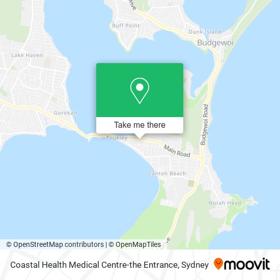 Coastal Health Medical Centre-the Entrance map