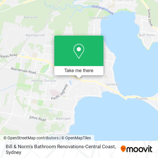 Mapa Bill & Norm's Bathroom Renovations-Central Coast