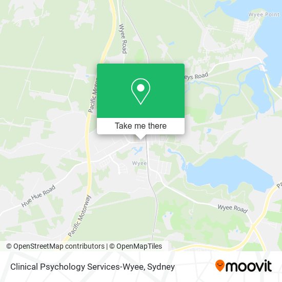 Clinical Psychology Services-Wyee map