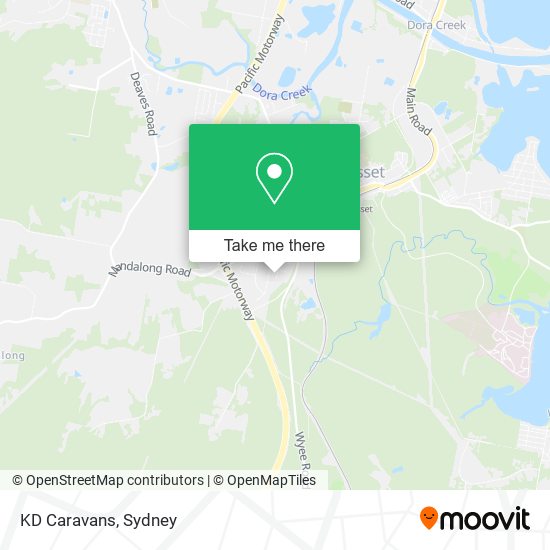 KD Caravans map