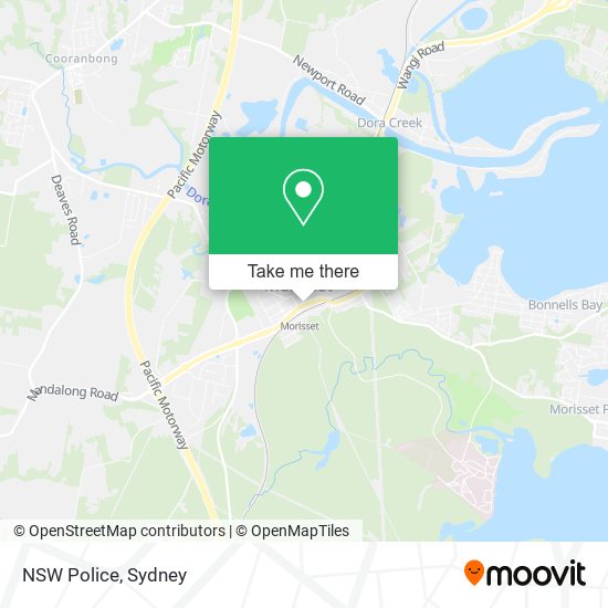NSW Police map
