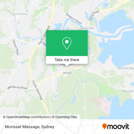 Mapa Morisset Massage