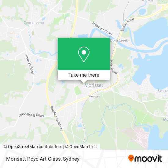 Morisett Pcyc Art Class map