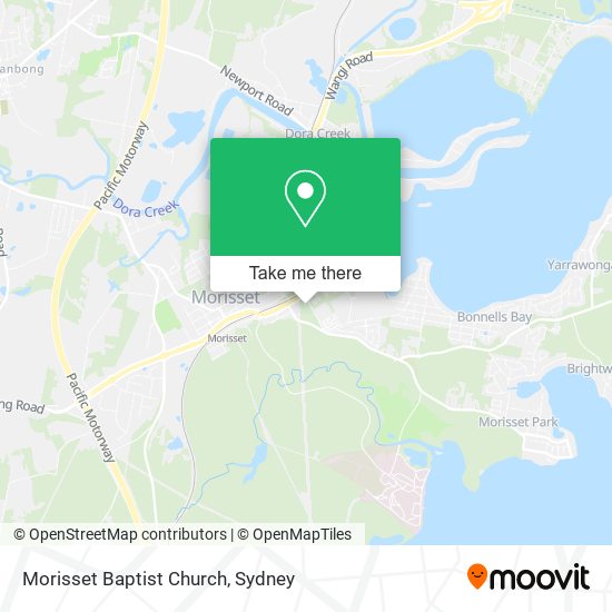 Mapa Morisset Baptist Church