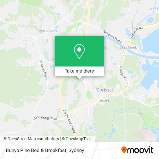 Bunya Pine Bed & Breakfast map