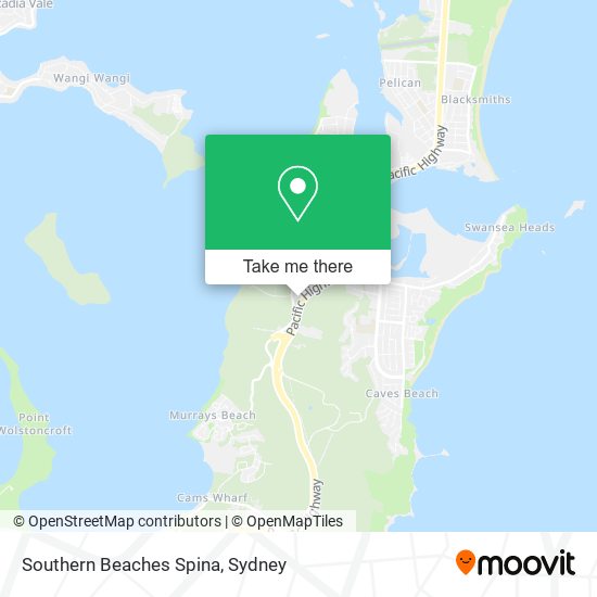 Southern Beaches Spina map