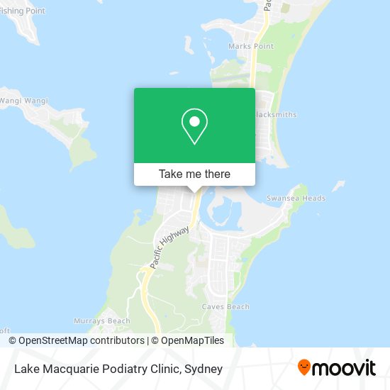 Lake Macquarie Podiatry Clinic map