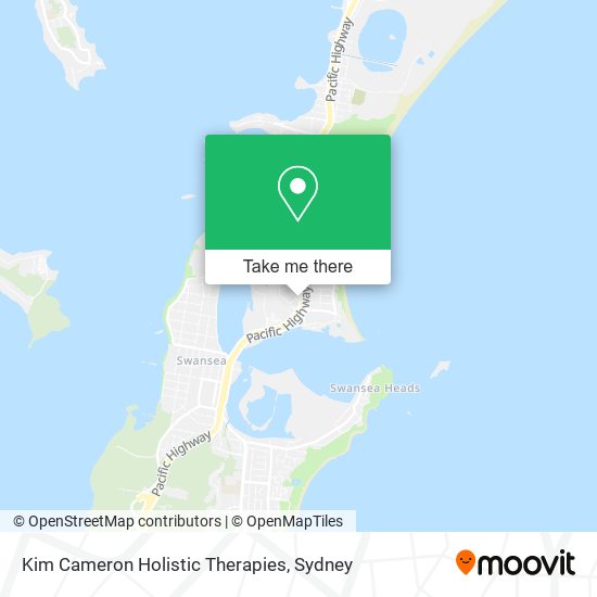 Kim Cameron Holistic Therapies map