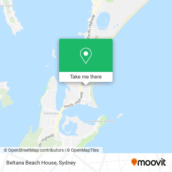 Beltana Beach House map