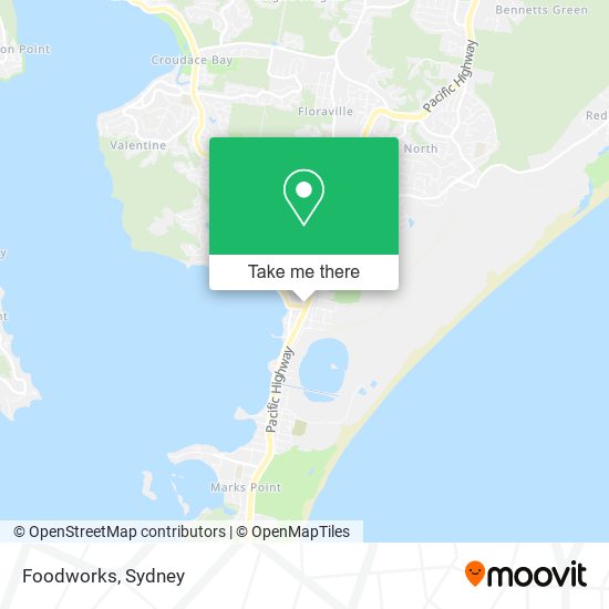Foodworks map