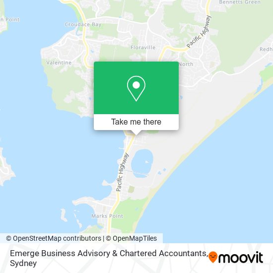 Emerge Business Advisory & Chartered Accountants map
