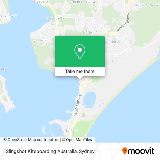 Slingshot Kiteboarding Australia map