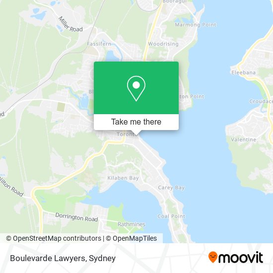 Boulevarde Lawyers map