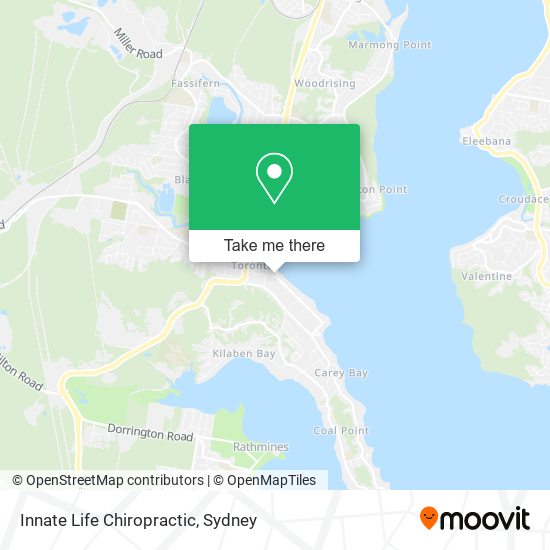 Innate Life Chiropractic map