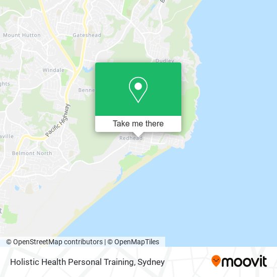Holistic Health Personal Training map
