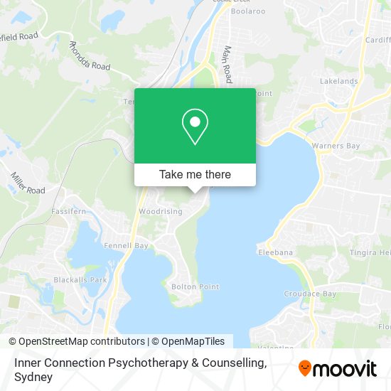 Inner Connection Psychotherapy & Counselling map