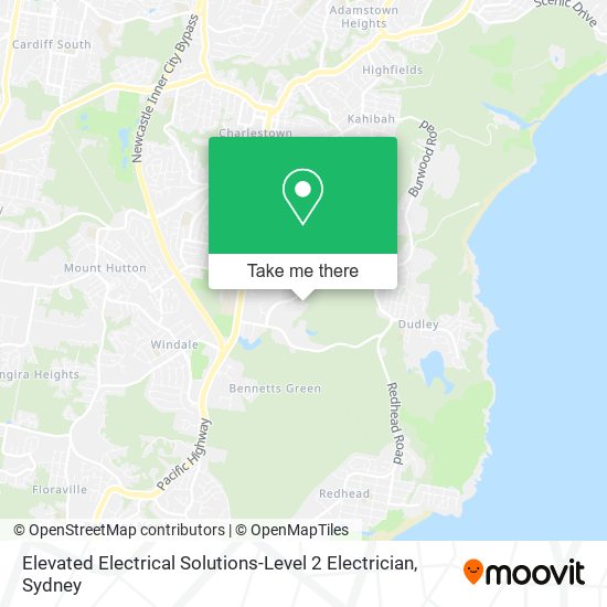 Elevated Electrical Solutions-Level 2 Electrician map