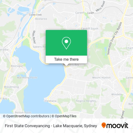 First State Conveyancing - Lake Macquarie map