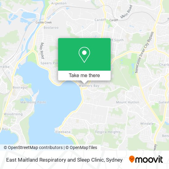 Mapa East Maitland Respiratory and Sleep Clinic