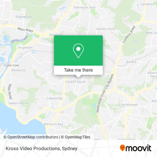 Kross Video Productions map