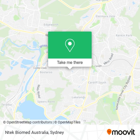 Mapa Ntek Biomed Australia