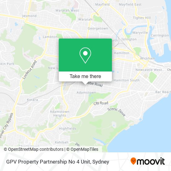 Mapa GPV Property Partnership No 4 Unit