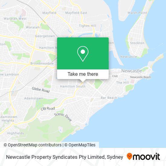 Newcastle Property Syndicates Pty Limited map