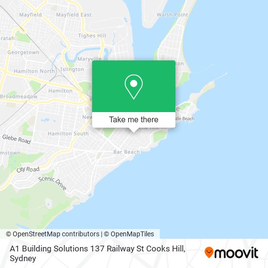 A1 Building Solutions 137 Railway St Cooks Hill map