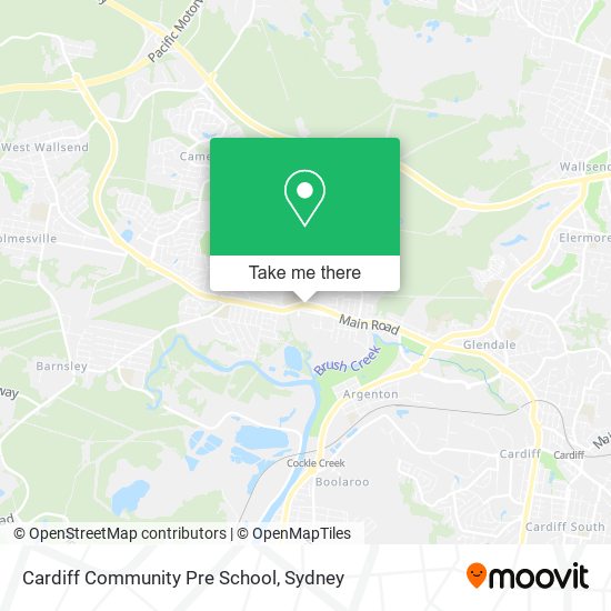 Cardiff Community Pre School map
