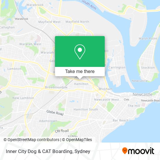 Inner City Dog & CAT Boarding map